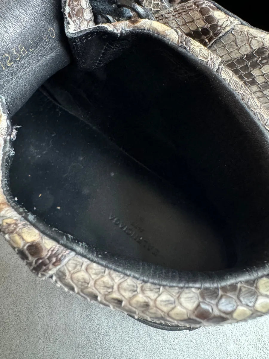 AW2016 Balenciaga Arena High Python Leather IYkifBP 7