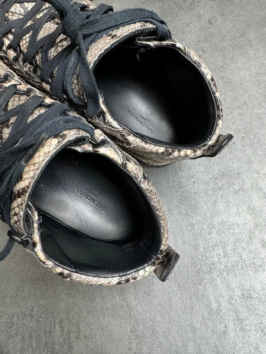 AW2016 Balenciaga Arena High Python Leather IYkifBP 8