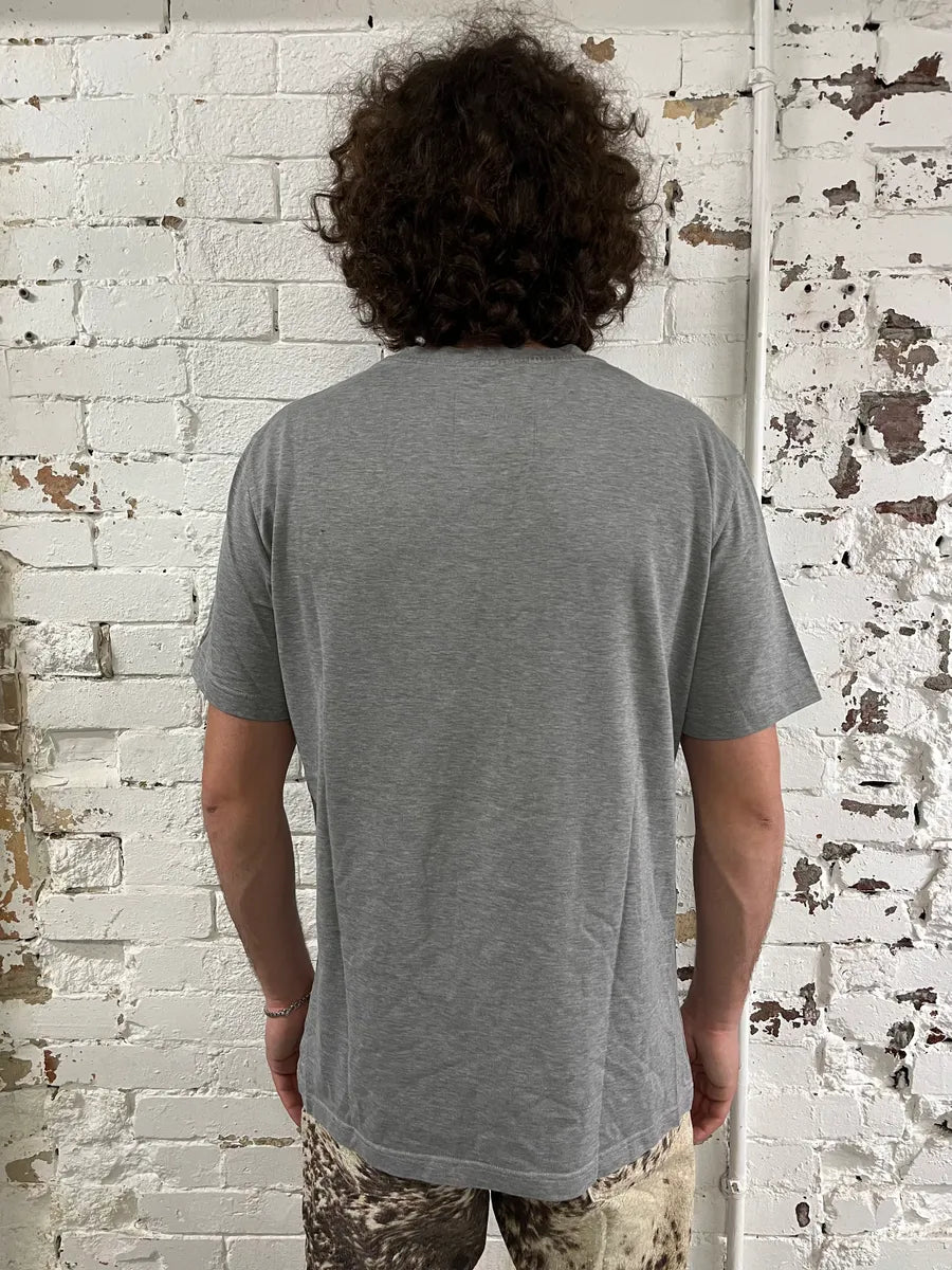AW2016 Balenciaga Howling Wolf Grey T-Shirt  rLTrDFx 2