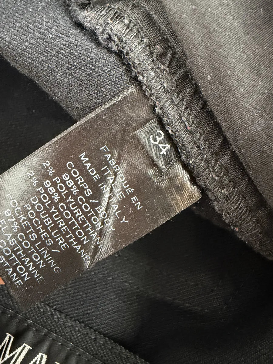 AW2016 Balmain Dark Grey Avant-Garde Biker Denim Jeans DyNYjTk 11