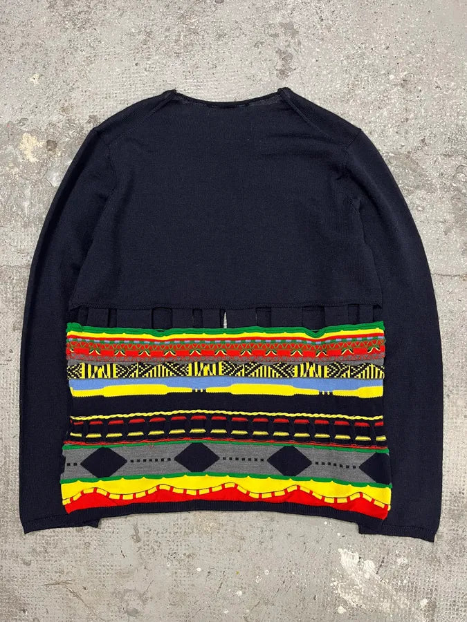 AW2016 Comme des Garçons Wool Contemporary Positive Sweater (L) xyLwsOA 5