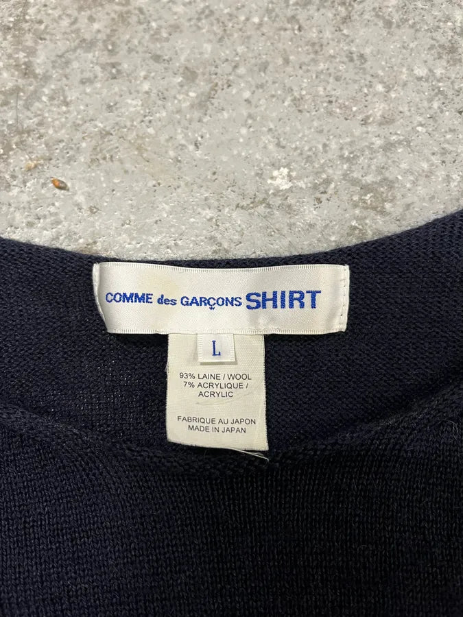 AW2016 Comme des Garçons Wool Contemporary Positive Sweater (L) xyLwsOA 7