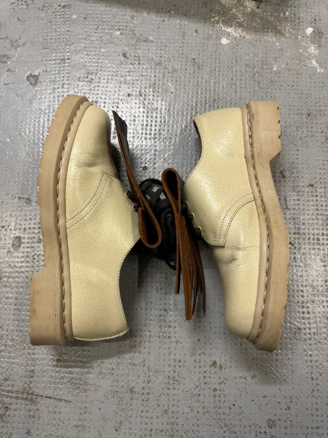 AW2016 Dr Martens x Marni Cream Cracked Leather Loafers (41eu/us8) TtvRLgm 2