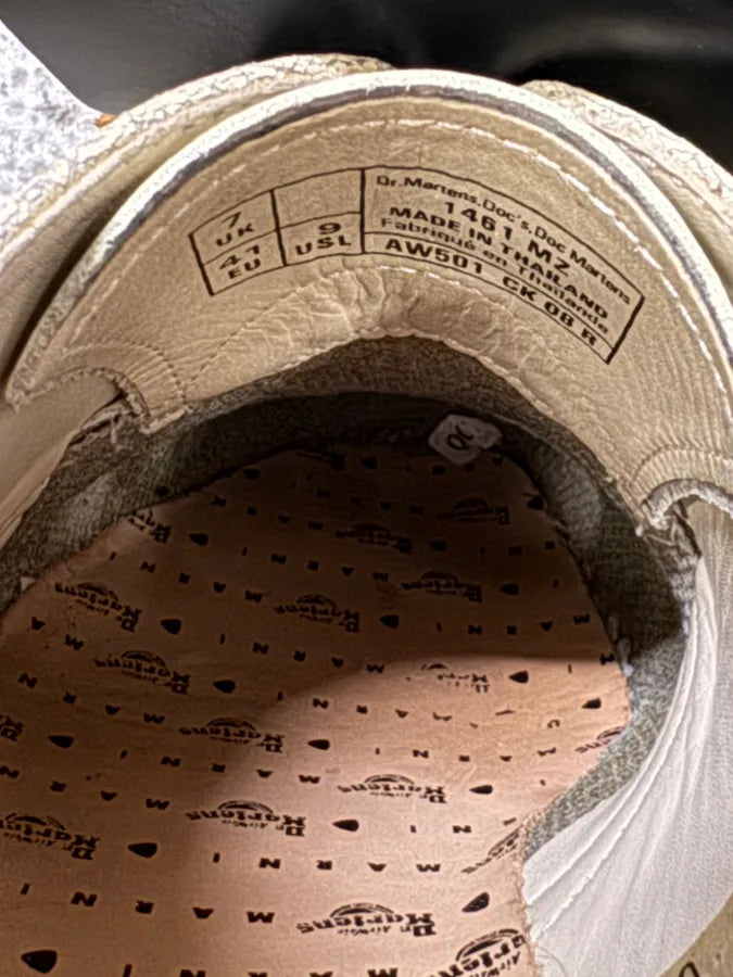 AW2016 Dr Martens x Marni Cream Cracked Leather Loafers (41eu/us8) TtvRLgm 7
