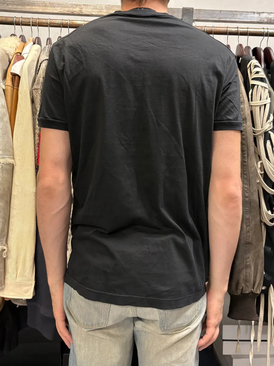 AW2016 Dsquared2 Skeleton Pink Love Black T-Shirt bOVUPxs 2