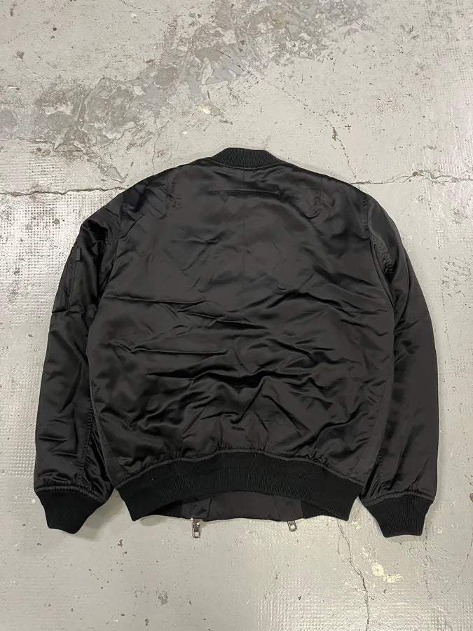 AW2016 Givenchy Black Asymmetrical 2 Zips Bomber Jacket XPFpENA 6