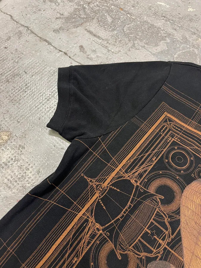 AW2016 Givenchy Black Cobra Polo Shirt by Riccardo Tisci DDpMGCZ 4