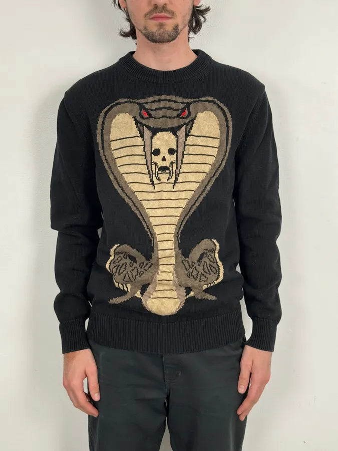 AW2016 Givenchy Black Cobra Sweater by Ticcardo Tisci HNULwtE 0