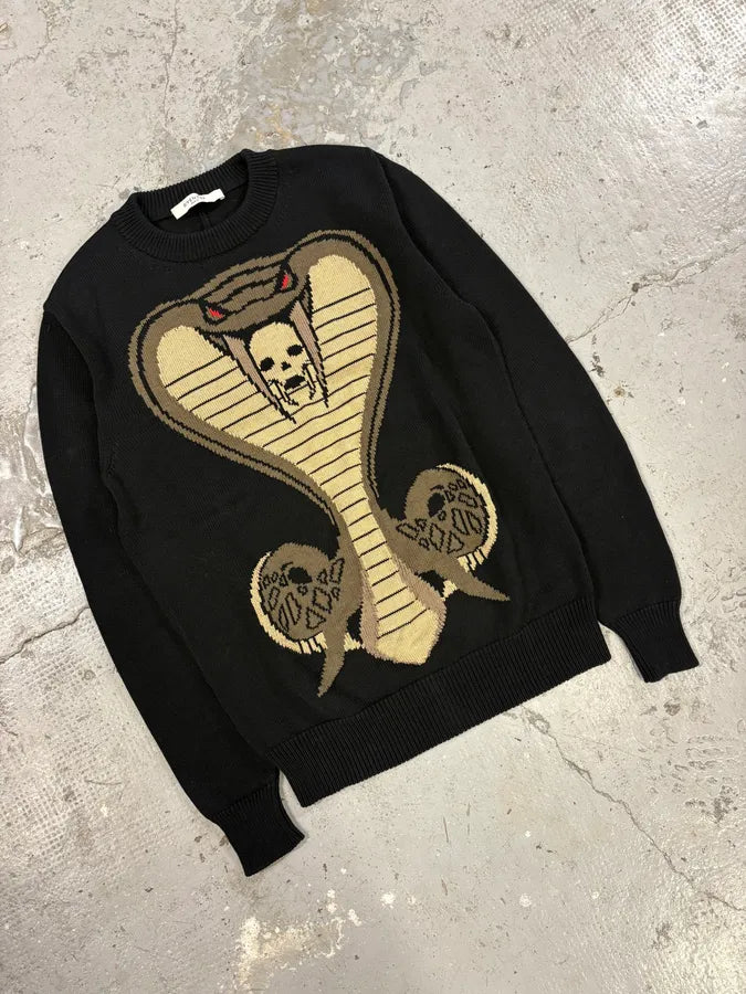 AW2016 Givenchy Black Cobra Sweater by Ticcardo Tisci eSgNBNM 3
