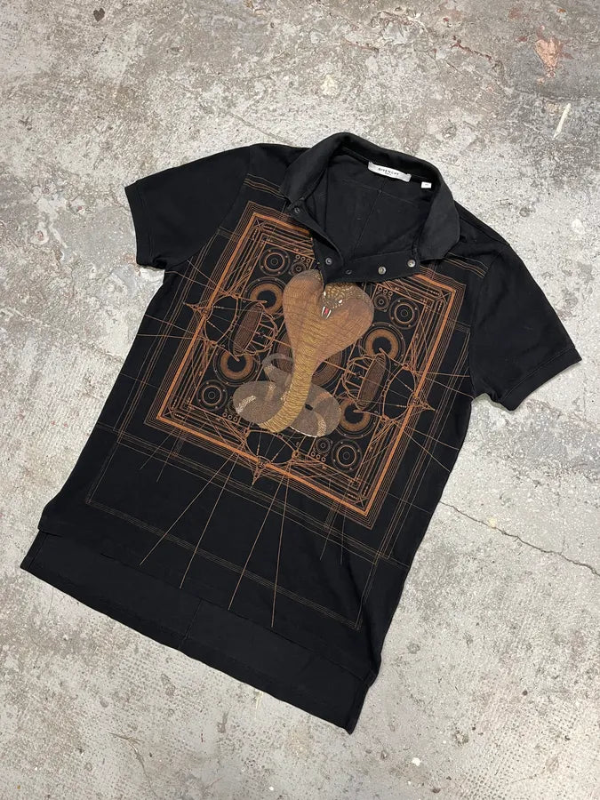 AW2016 Givenchy Cobra Polo Shirt by Riccardo Tisci (M/L) ZgfOBxA 3