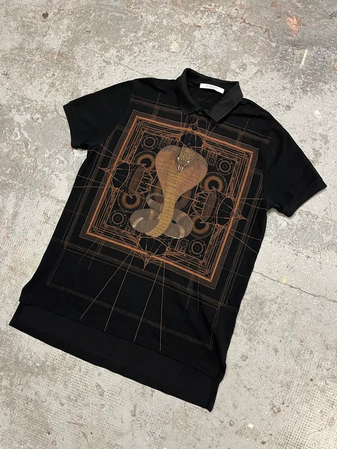 AW2016 Givenchy Cobra Polo Shirt by Riccardo Tisci (M/L) ZgfOBxA 4