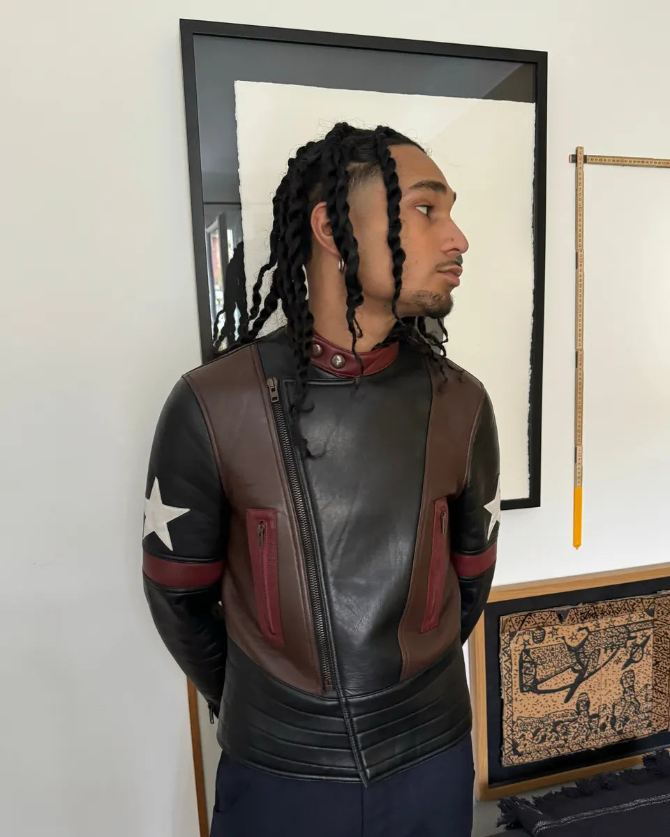 AW2016 Givenchy Moto Star Asymmetrical Biker Leather Jacket by Riccardo Tisci PjhbPGp 2