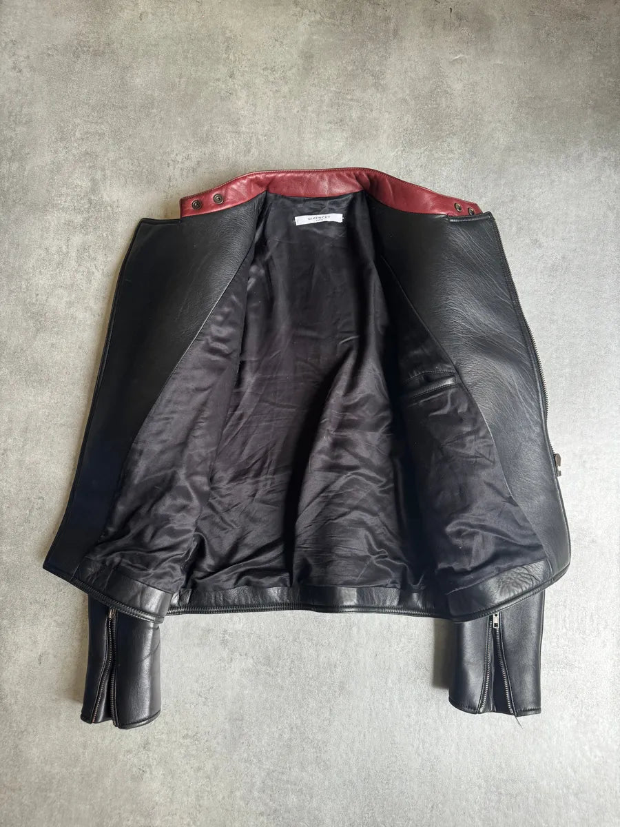AW2016 Givenchy Moto Star Asymmetrical Biker Leather Jacket by Riccardo Tisci PjhbPGp 10