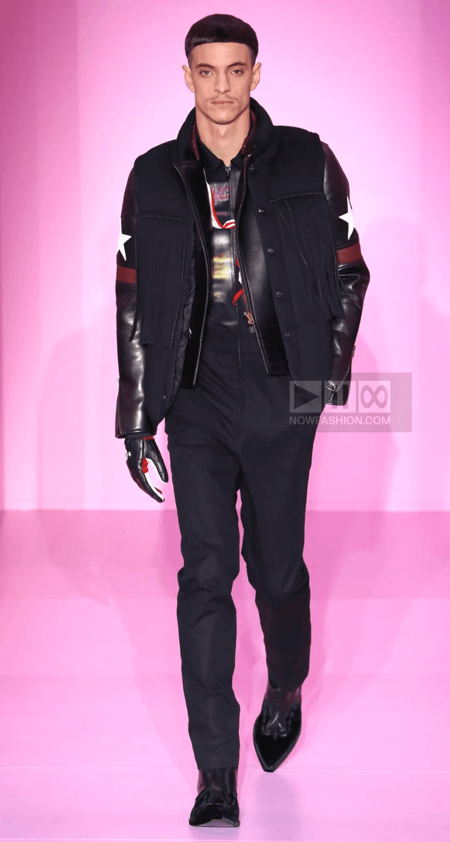 AW2016 Givenchy Moto Star Asymmetrical Biker Leather Jacket by Riccardo Tisci PjhbPGp 1