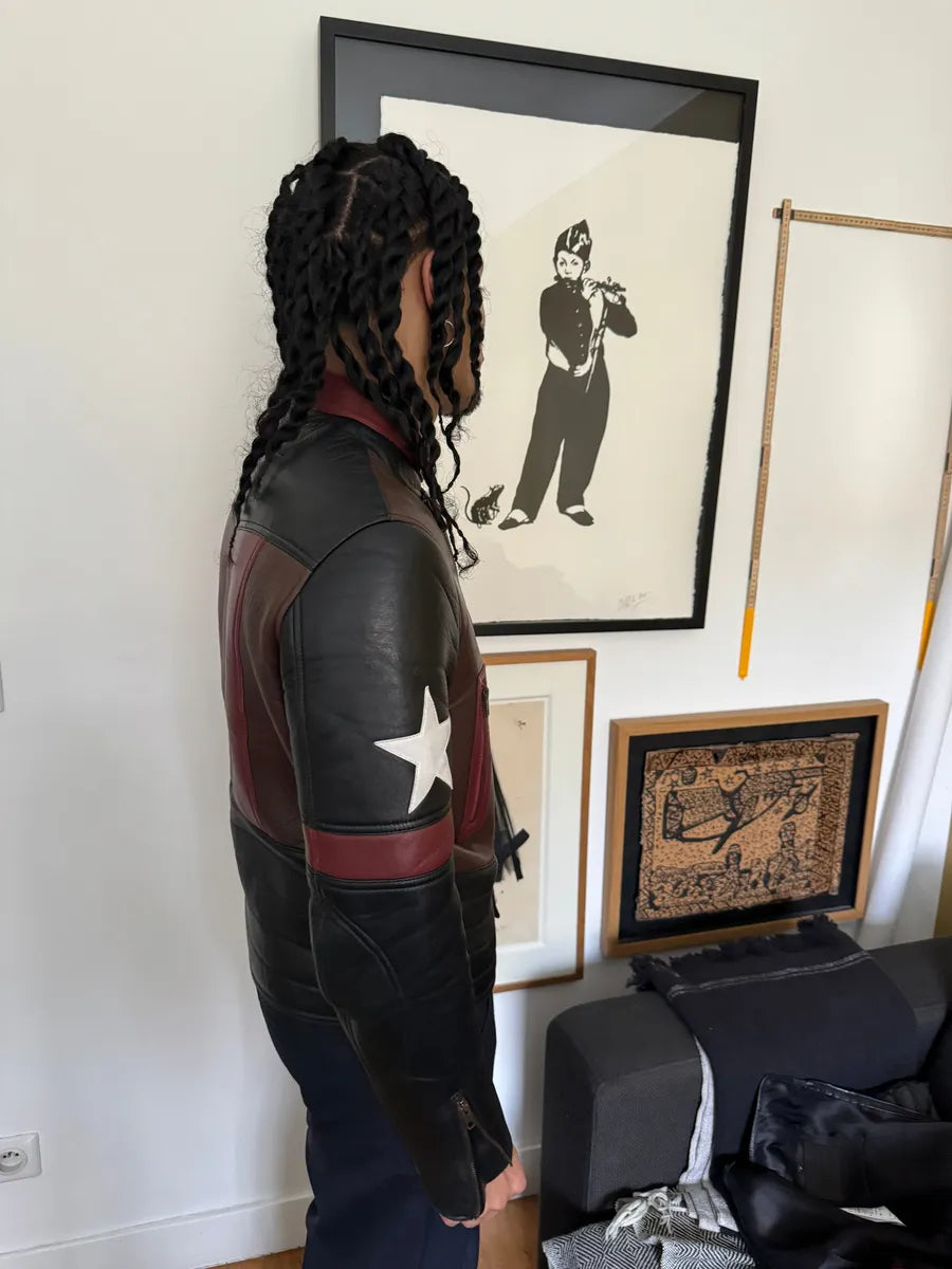 AW2016 Givenchy Moto Star Asymmetrical Biker Leather Jacket by Riccardo Tisci PjhbPGp 3