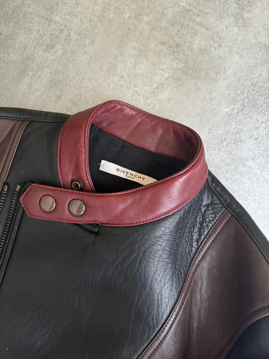 AW2016 Givenchy Moto Star Asymmetrical Biker Leather Jacket by Riccardo Tisci PjhbPGp 9