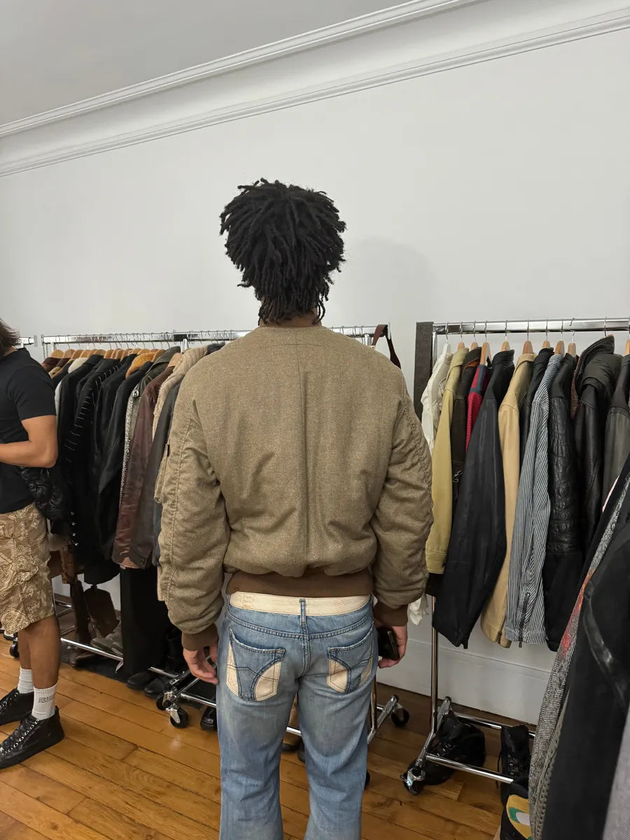 AW2016 Givenchy Podium Camel Asymmetrical Zips Bomber Jacket EIhRzNx 4