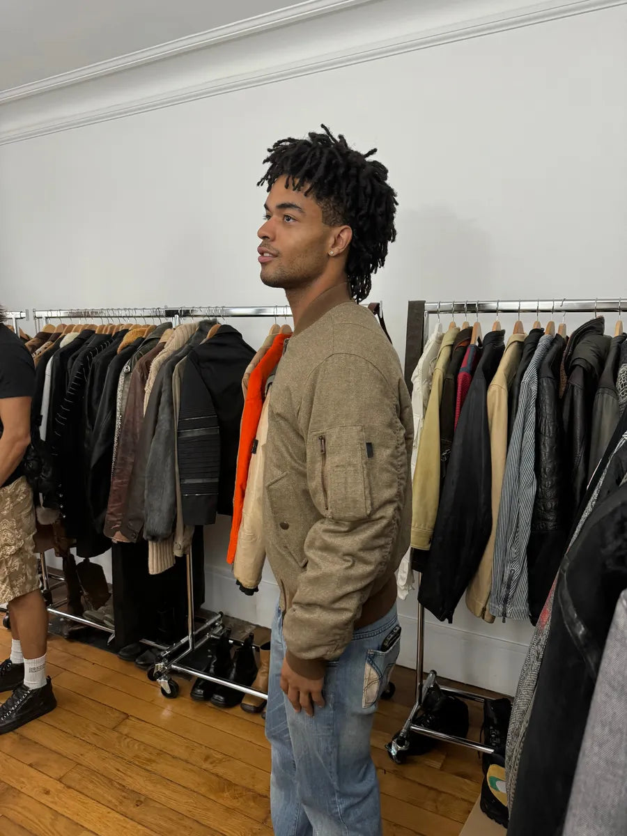 AW2016 Givenchy Podium Camel Asymmetrical Zips Bomber Jacket EIhRzNx 5