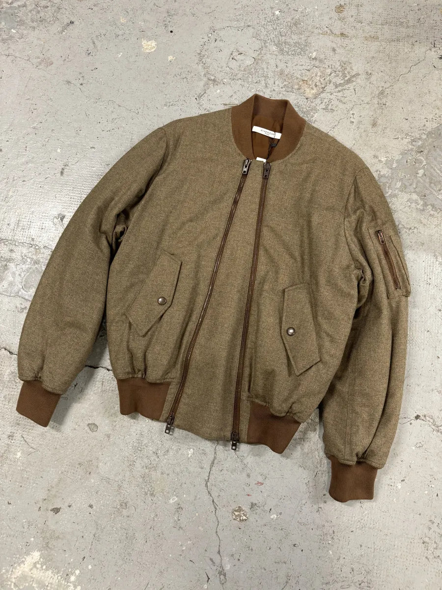 AW2016 Givenchy Podium Camel Asymmetrical Zips Bomber Jacket EIhRzNx 11