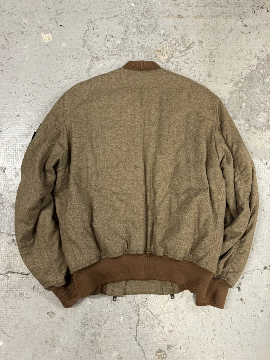 AW2016 Givenchy Podium Camel Asymmetrical Zips Bomber Jacket EIhRzNx 6