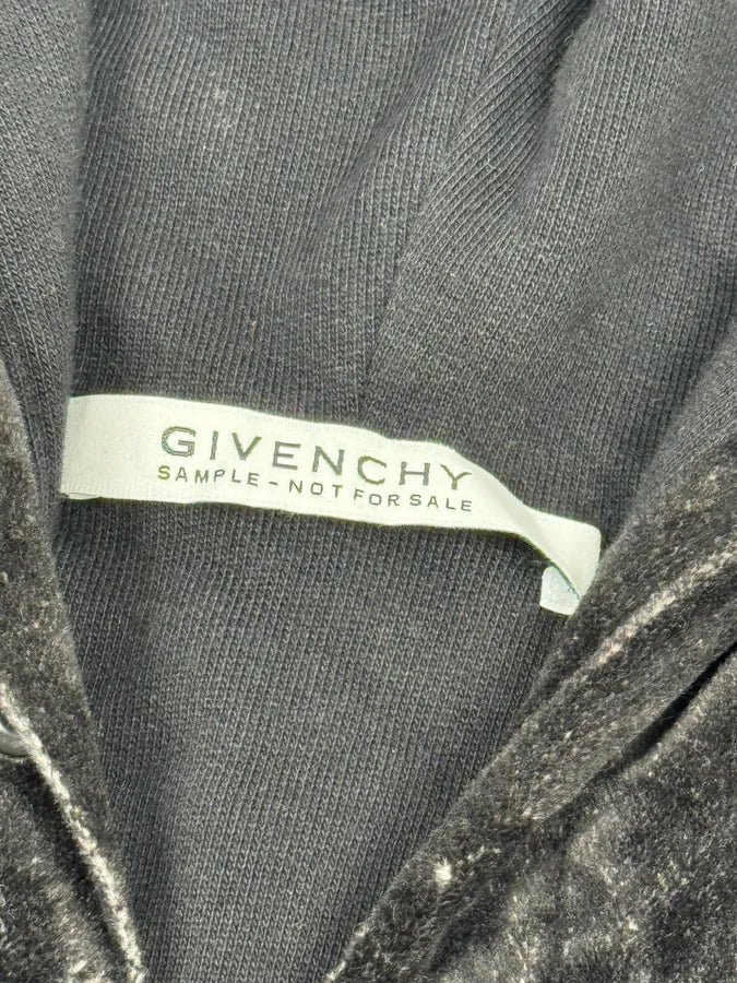 AW2016 Givenchy Sample Black Abstract Zip-up Hoodie baalzOz 6