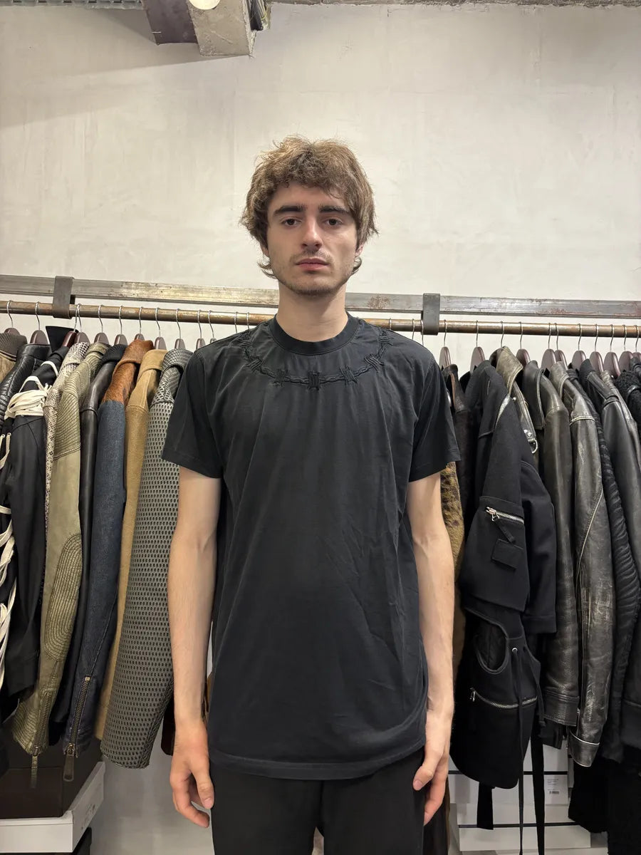 AW2016 Givenchy Thorns Crown Black Collar T-Shirt Dlkqmkm 3