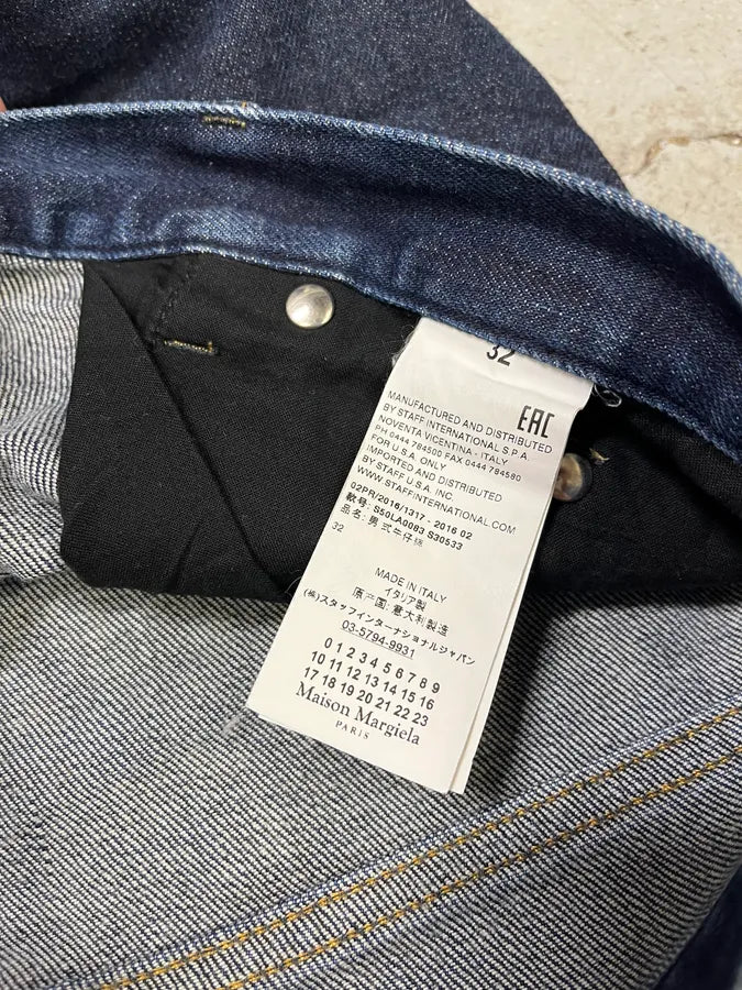 AW2016 Maison Margiela Brut Navy Denim Jeans HfyHqta 12