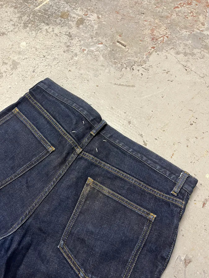 AW2016 Maison Margiela Brut Navy Denim Jeans HfyHqta 6