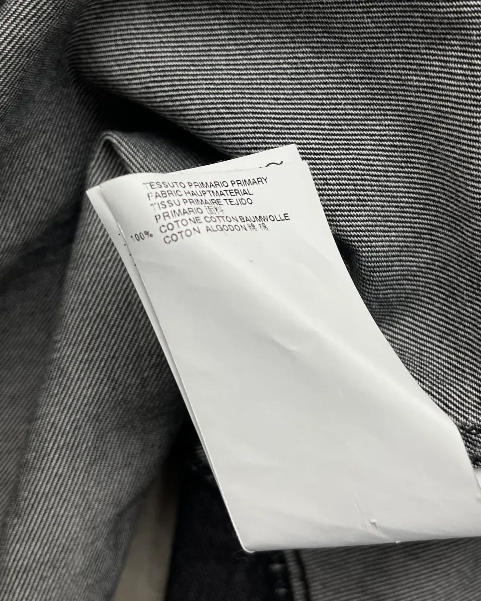 AW2016 Maison Margiela Grey Signature Denim Shirt DmOcuCb 12