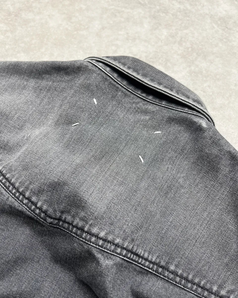 AW2016 Maison Margiela Grey Signature Denim Shirt DmOcuCb 8