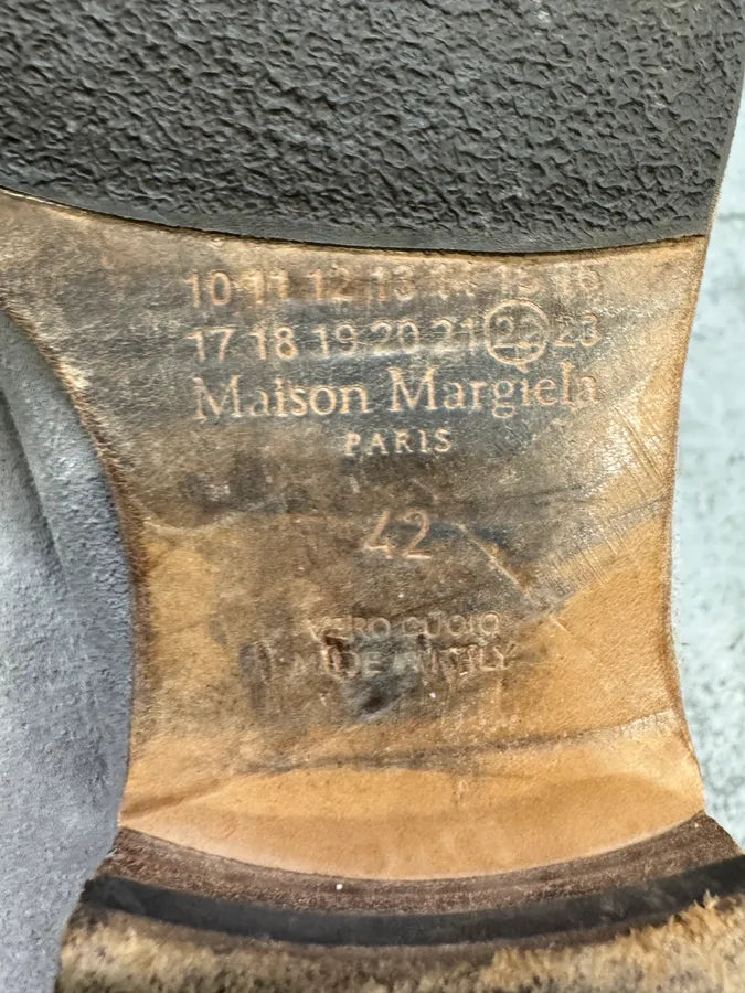 AW2016 Maison Margiela Grey Suede Boots kAyhviM 5