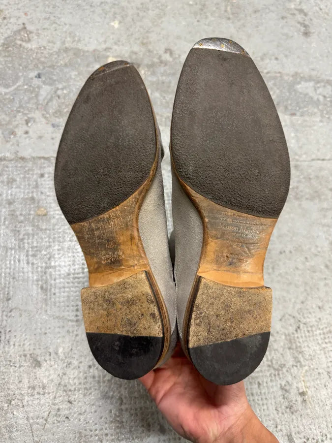 AW2016 Maison Margiela Grey Suede Boots kAyhviM 9