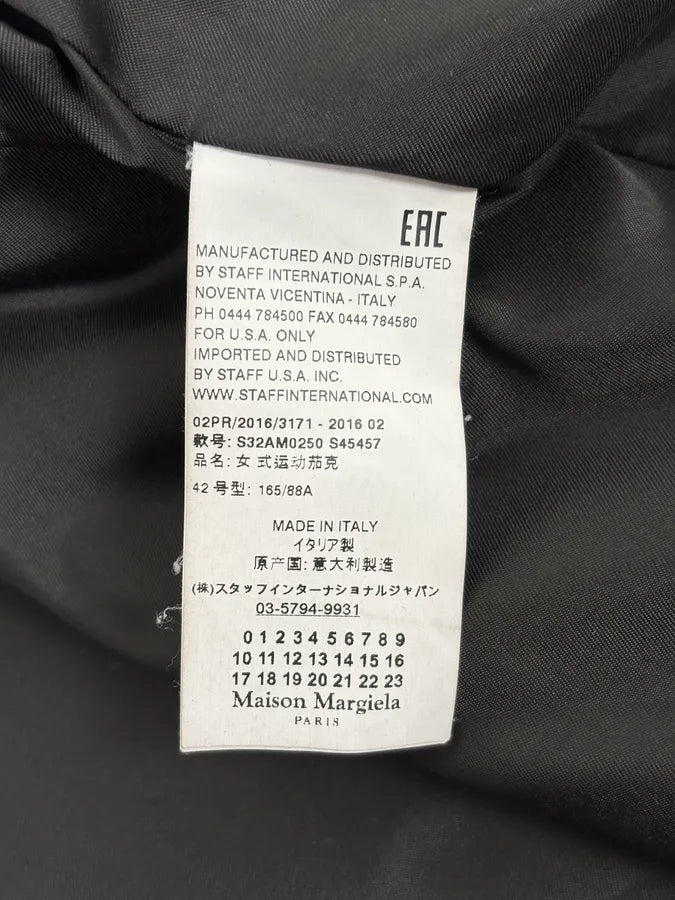 AW2016 Maison Margiela MM6 Black Faux Fur Jacket arXLeRi 10