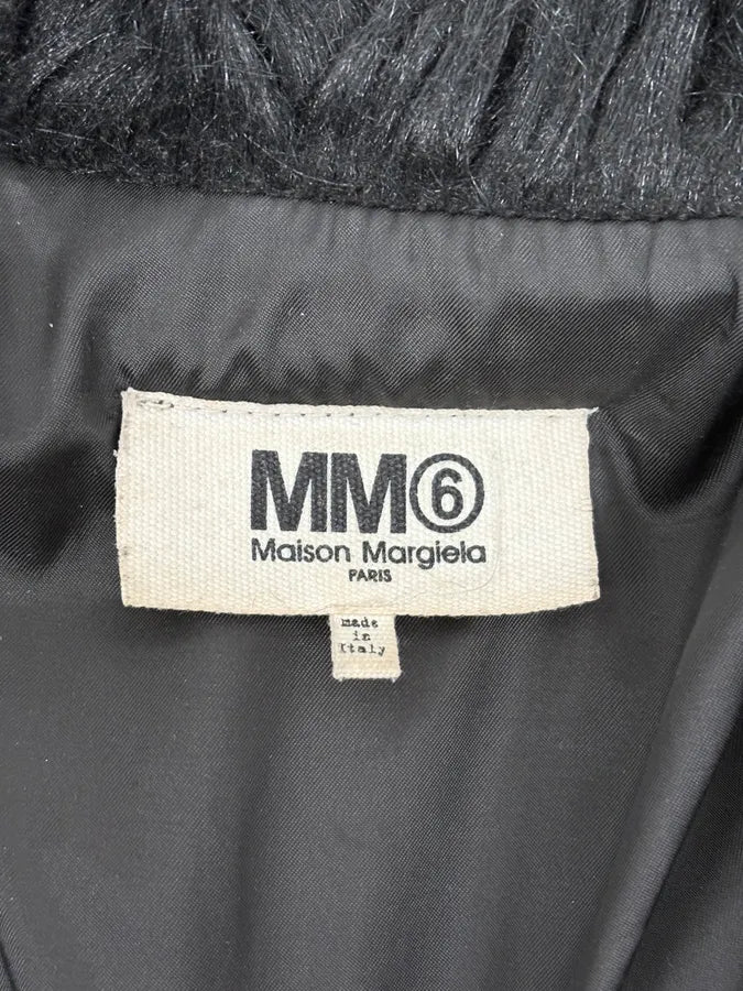 AW2016 Maison Margiela MM6 Black Faux Fur Jacket arXLeRi 9