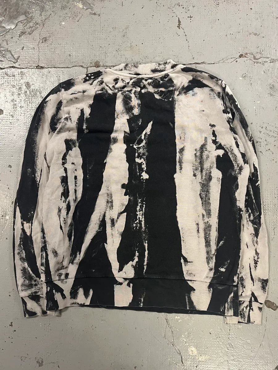 AW2016 Maison Margiela MM6 Grey & White Sweater RkJOEzL 6