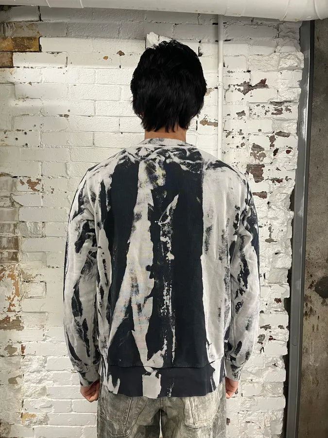 AW2016 Maison Margiela MM6 Grey & White Sweater RkJOEzL 2
