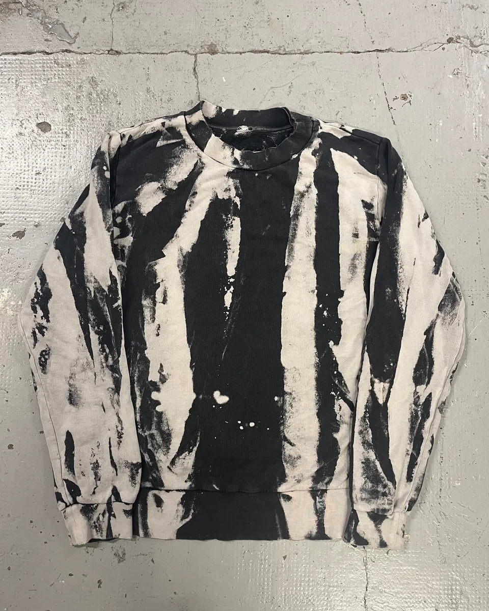 AW2016 Maison Margiela MM6 Grey & White Sweater RkJOEzL 3