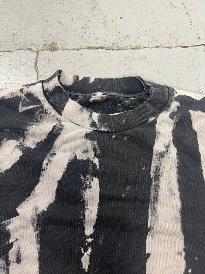 AW2016 Maison Margiela MM6 Grey & White Sweater RkJOEzL 4