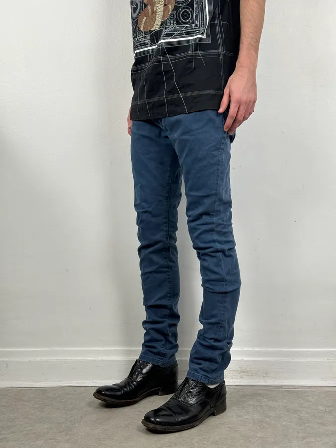 AW2016 Maison Margiela Navy Cotton Pants hvgfeIs 3