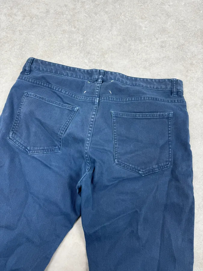 AW2016 Maison Margiela Navy Cotton Pants hvgfeIs 6