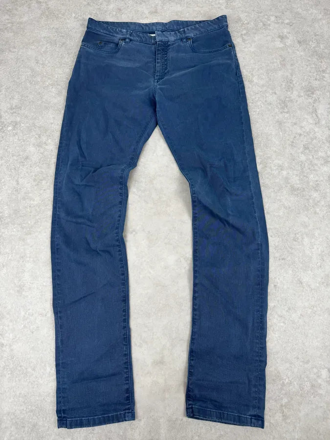 AW2016 Maison Margiela Navy Cotton Pants hvgfeIs 1