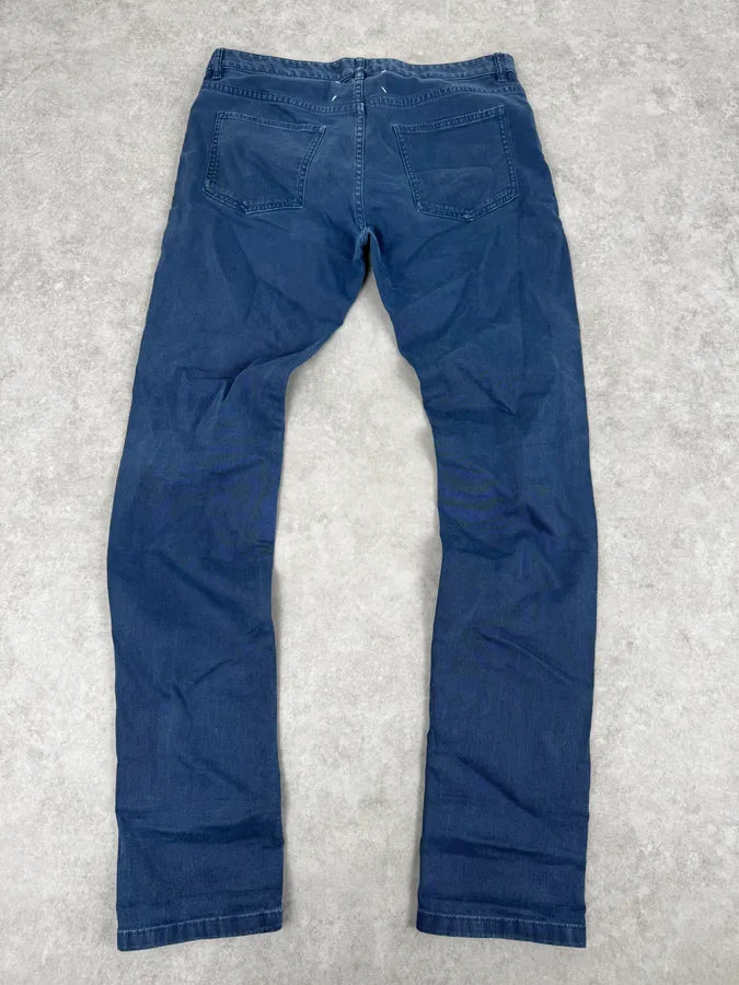 AW2016 Maison Margiela Navy Cotton Pants hvgfeIs 0