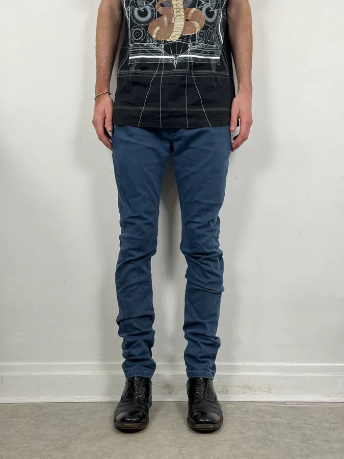 AW2016 Maison Margiela Navy Cotton Pants hvgfeIs 2