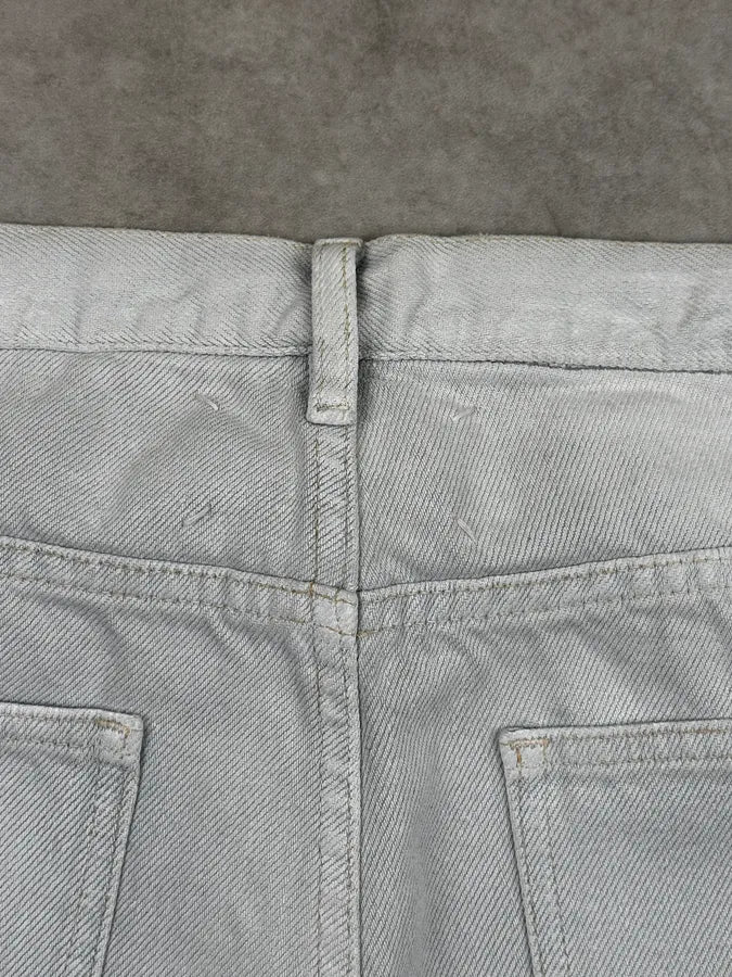 AW2016 Maison Margiela White Painted Slim Jeans czdrmpR 8