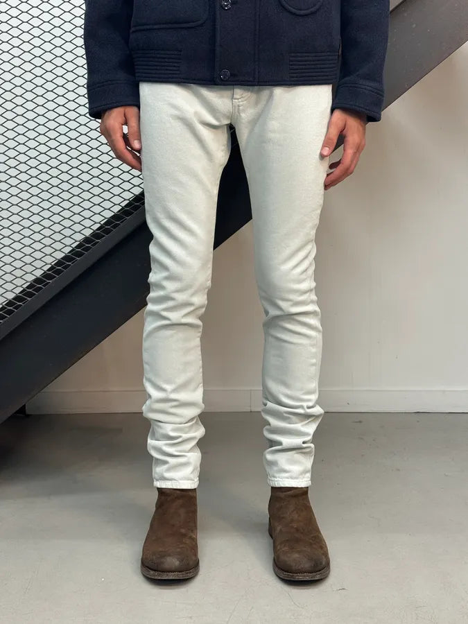 AW2016 Maison Margiela White Painted Slim Jeans czdrmpR 2