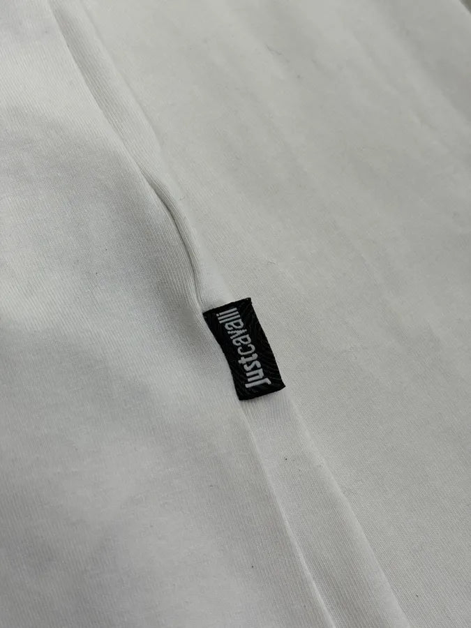 AW2016 Cavalli Metal Skull Print White Longsleeves eaTDxVy 8