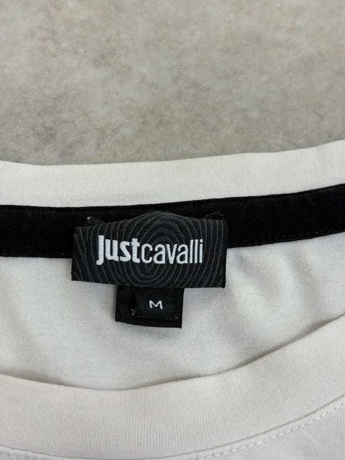 AW2016 Cavalli Metal Skull Print White Longsleeves eaTDxVy 9