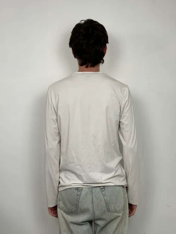 AW2016 Cavalli Metal Skull Print White Longsleeves eaTDxVy 2