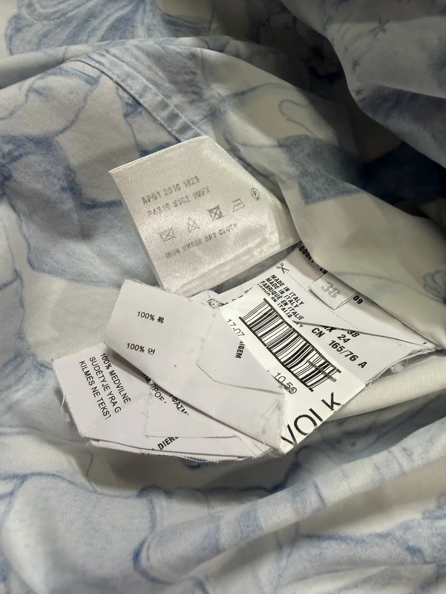 AW2016 Prada Christophe Chemin The Important Ones/Banquet Of Thieves White & Blue Shirt HPvCHqt 12