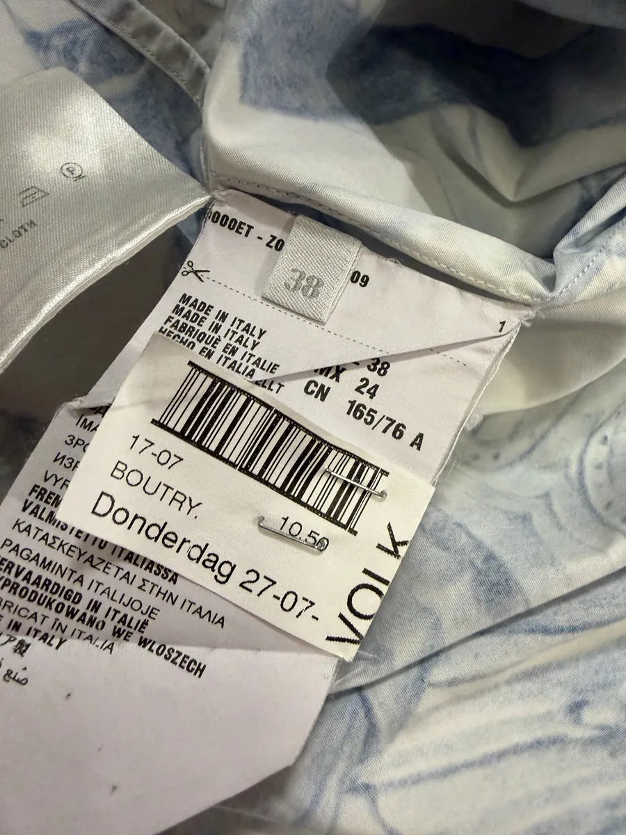 AW2016 Prada Christophe Chemin The Important Ones/Banquet Of Thieves White & Blue Shirt HPvCHqt 13